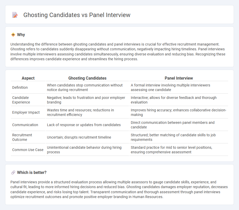 Ghosting Candidates vs Panel Interview in Human Resources