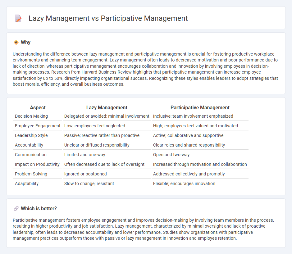 Lazy Management vs Participative Management in Management