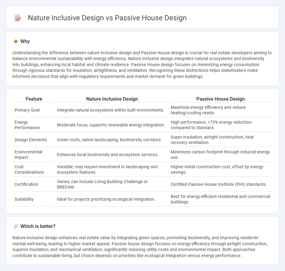 Nature Inclusive Design vs Passive House Design in Real Estate