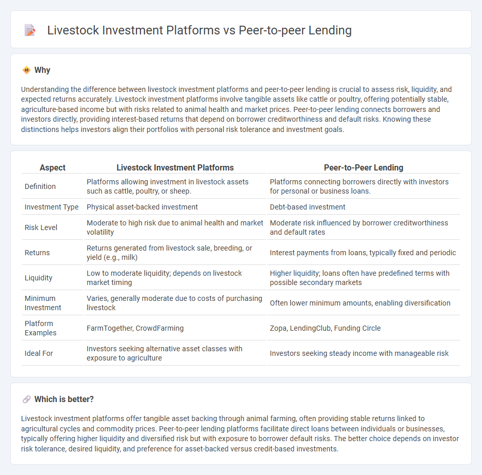 Livestock Investment Platforms vs Peer-To-Peer Lending in Investment