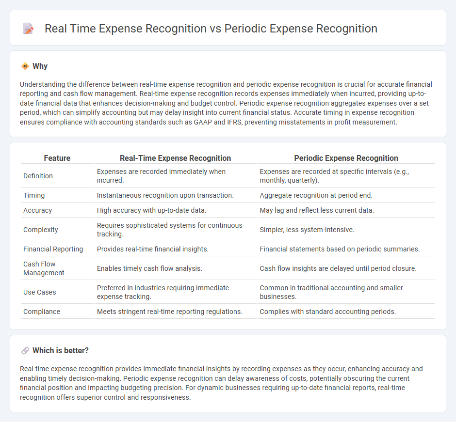 Real Time Expense Recognition vs Periodic Expense Recognition in Accounting