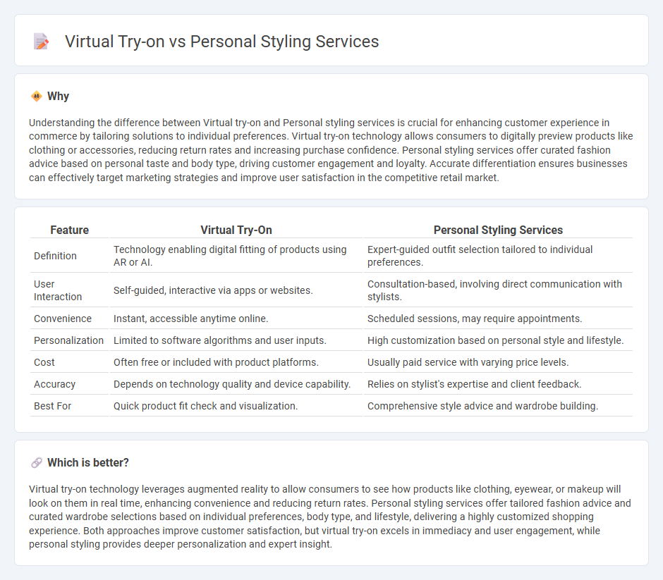 Virtual Try-On vs Personal Styling Services in Commerce