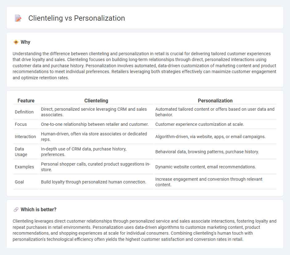 Clienteling vs Personalization in Retail