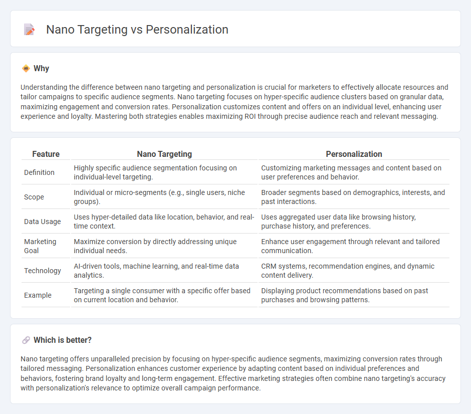 Nano Targeting vs Personalization in Marketing