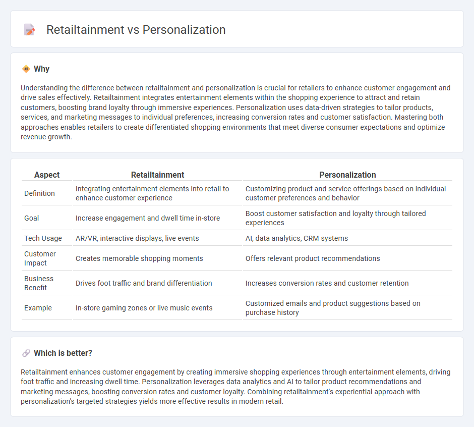 Retailtainment vs Personalization in Retail