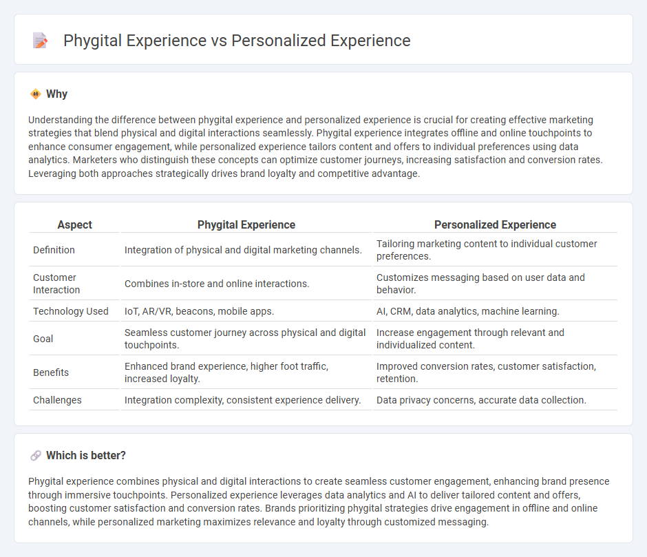 Phygital Experience vs Personalized Experience in Marketing