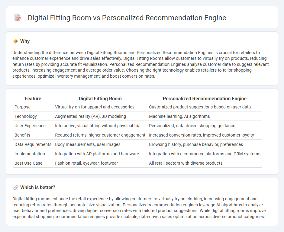 Digital Fitting Room vs Personalized Recommendation Engine in Retail
