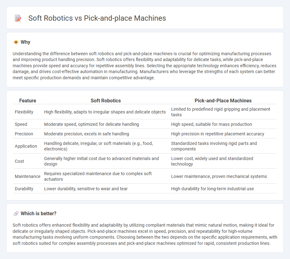 Soft Robotics vs Pick-And-Place Machines in Manufacturing