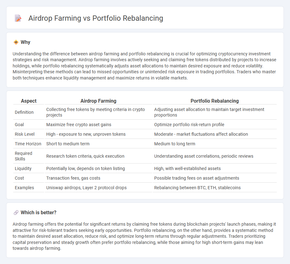 Airdrop Farming vs Portfolio Rebalancing in Trading