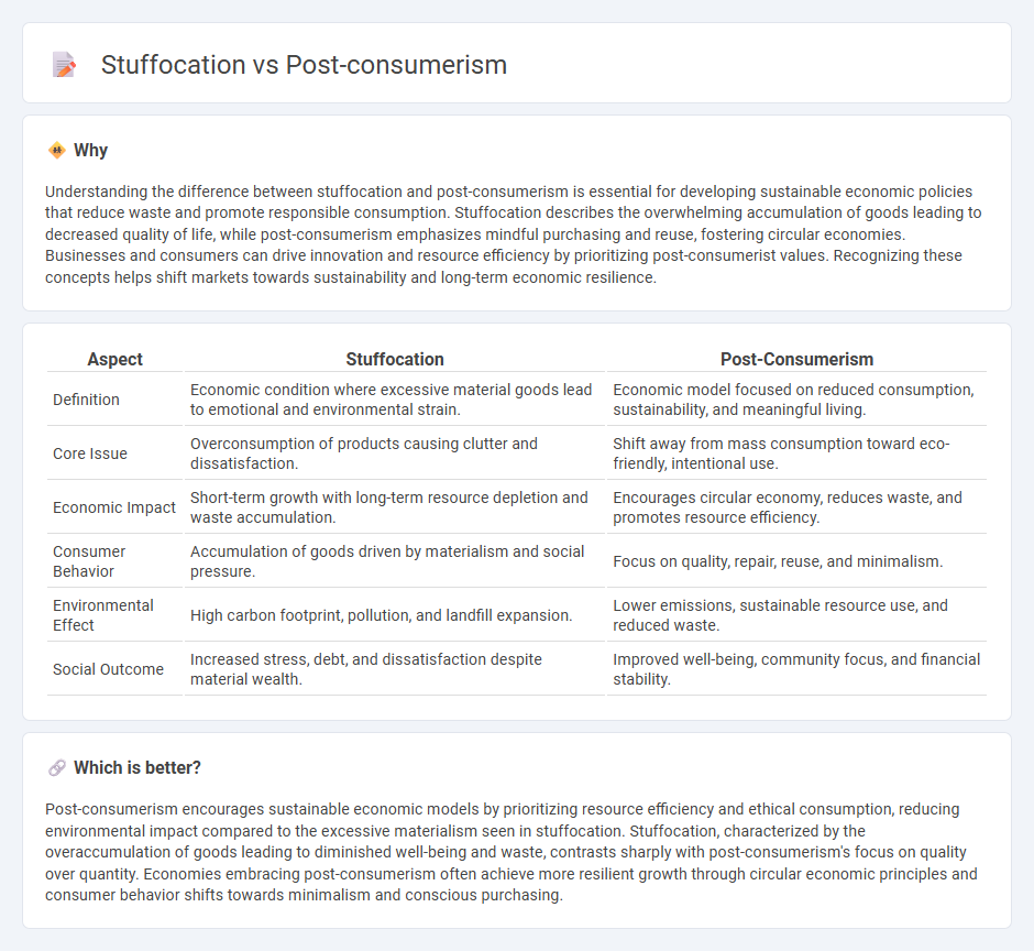 Stuffocation vs Post-Consumerism in Economy