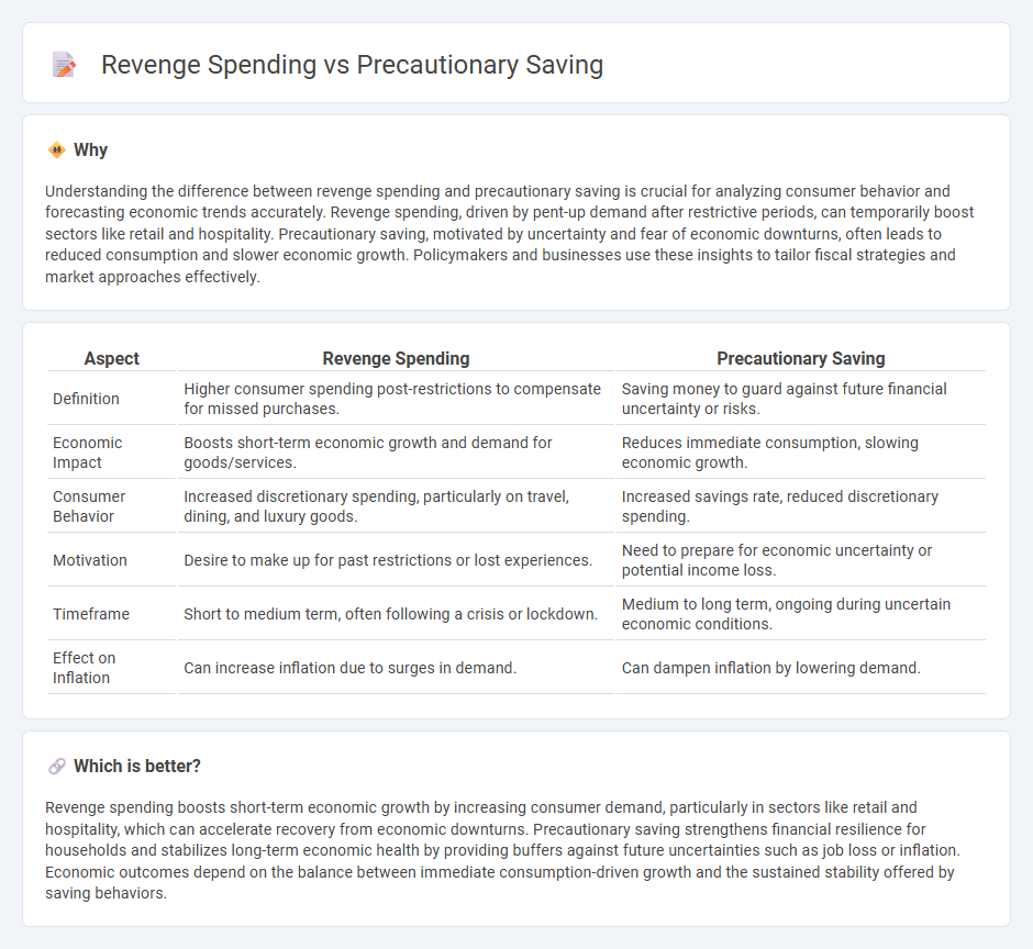 Revenge Spending vs Precautionary Saving in Economy