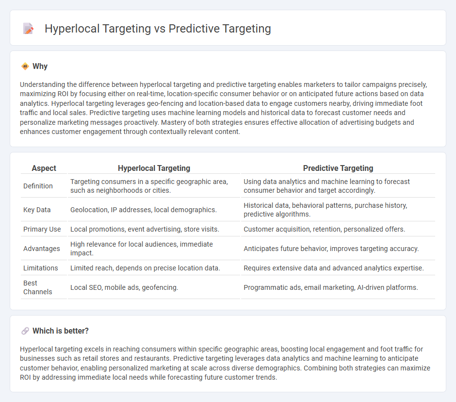 Hyperlocal Targeting vs Predictive Targeting in Marketing