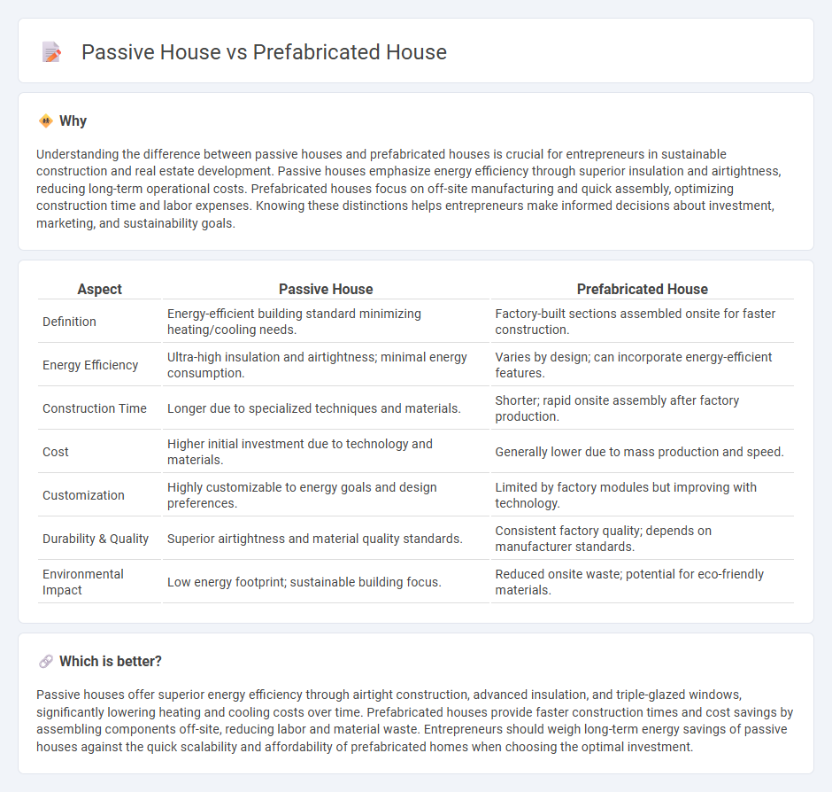Passive House vs Prefabricated House in Entrepreneurship