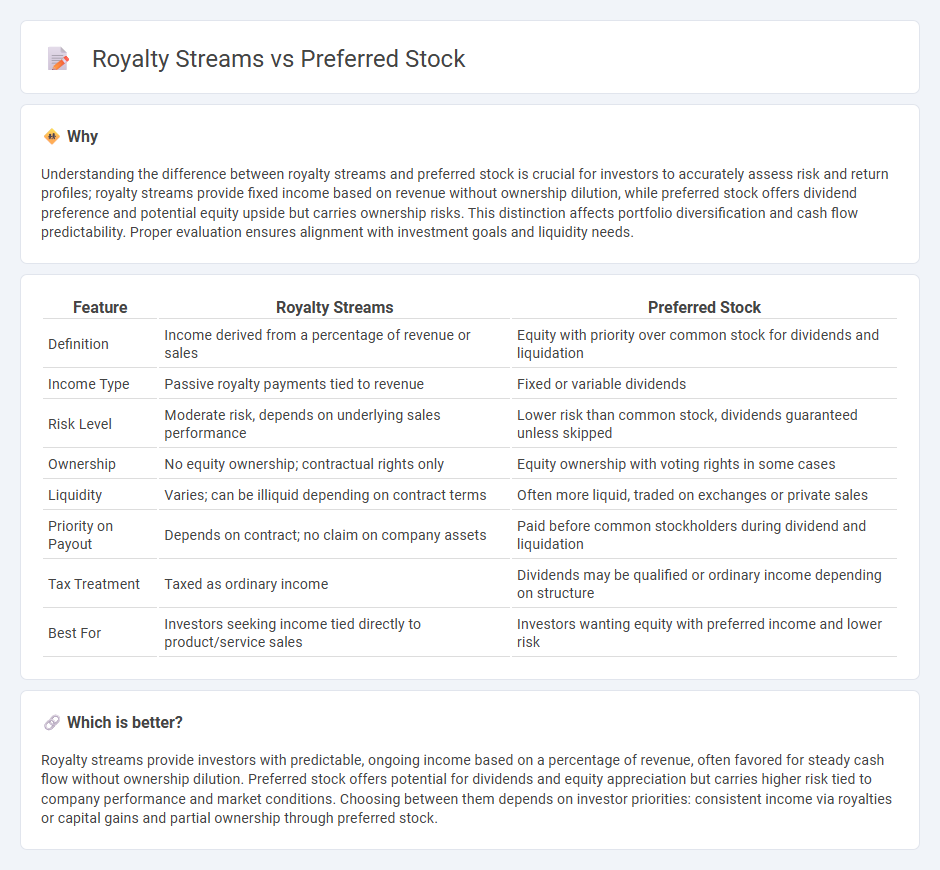 Royalty Streams vs Preferred Stock in Investment