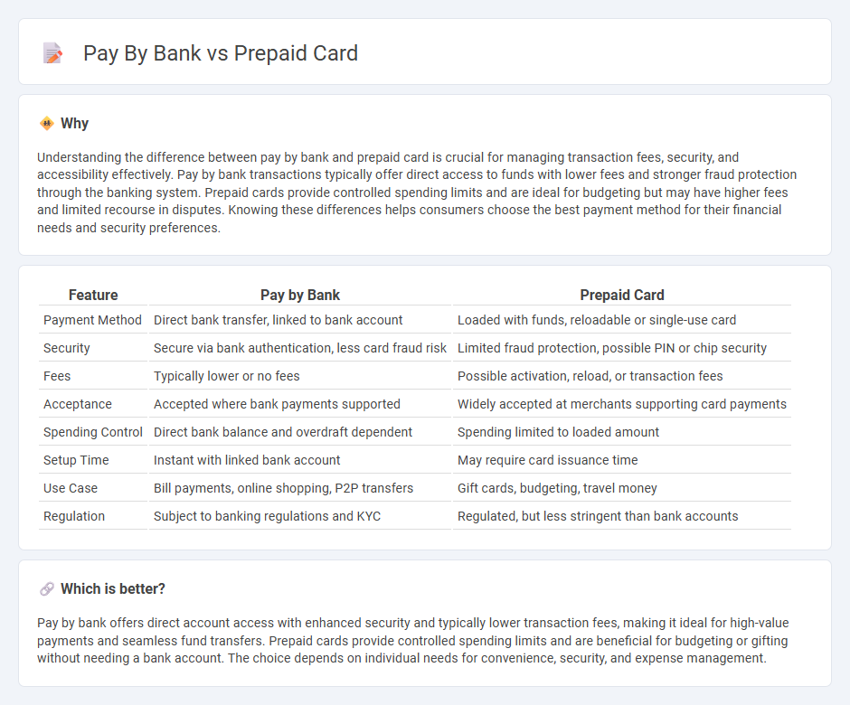 Pay By Bank vs Prepaid Card in Banking