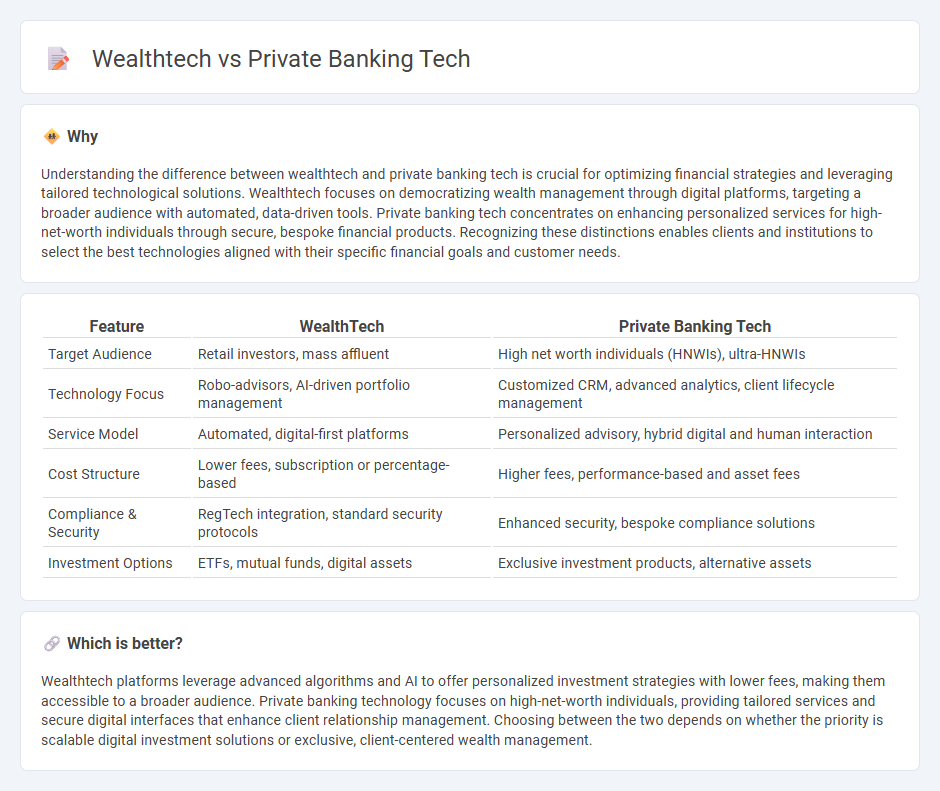 Wealthtech vs Private Banking Tech in Banking