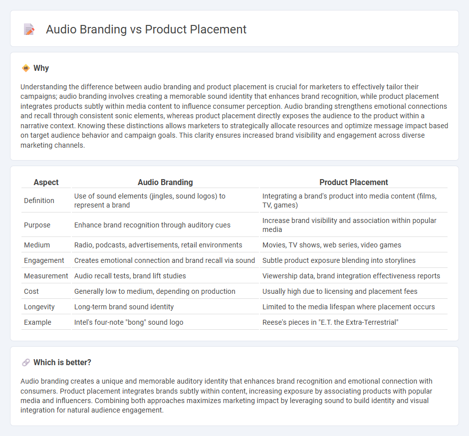 Audio Branding vs Product Placement in Marketing