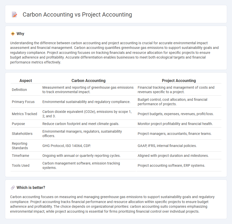 Carbon Accounting vs Project Accounting in Accounting