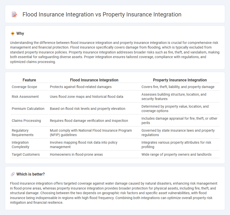 Flood Insurance Integration vs Property Insurance Integration in Insurance