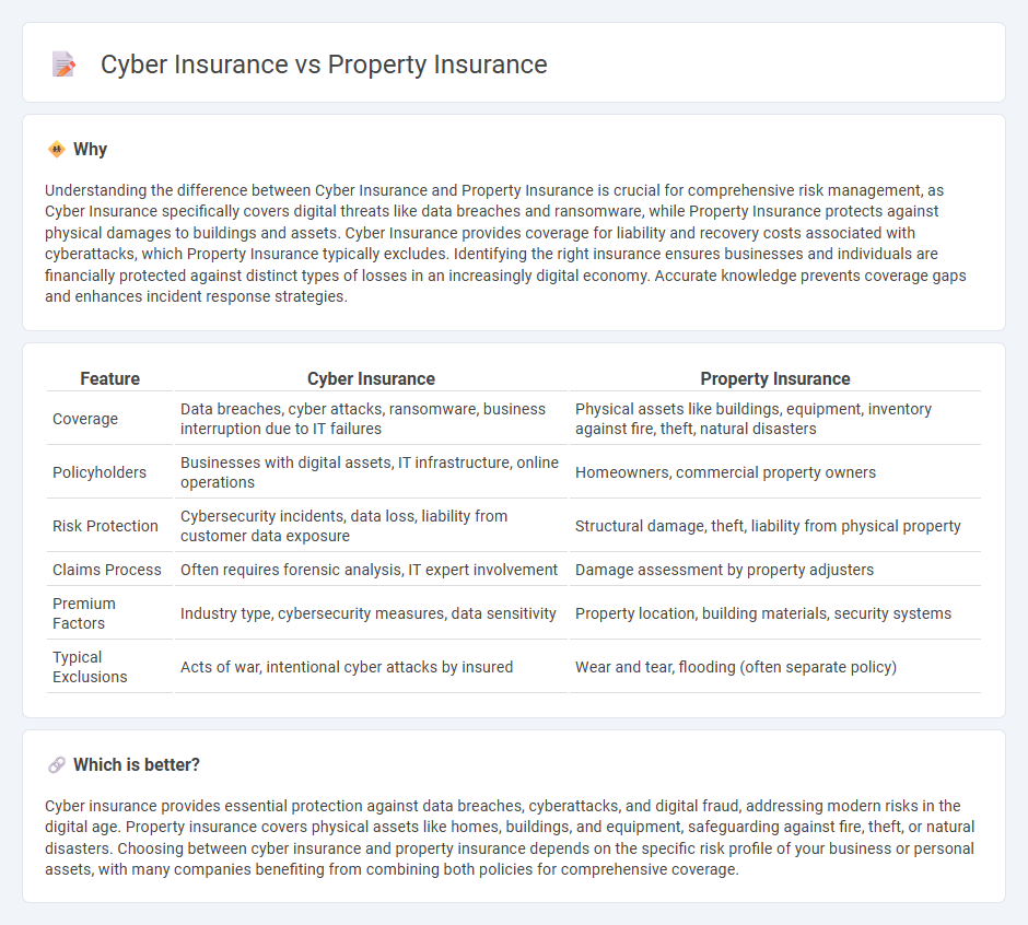 Cyber Insurance vs Property Insurance in Insurance