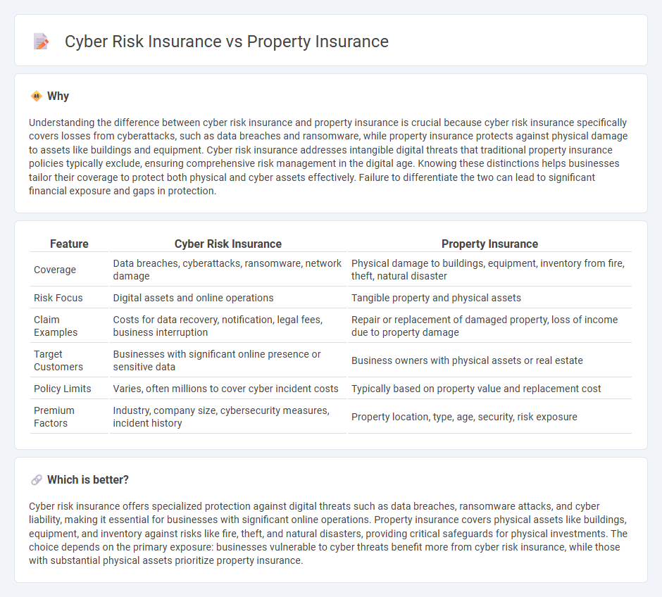 Cyber Risk Insurance vs Property Insurance in Insurance