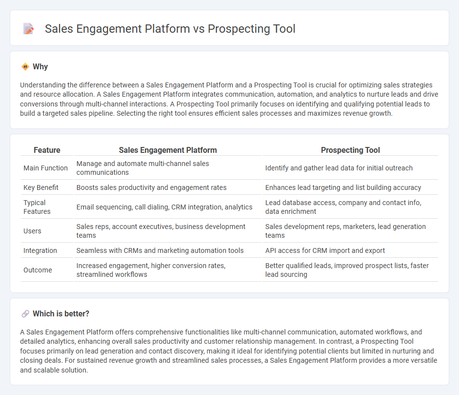 Sales Engagement Platform vs Prospecting Tool in Sales