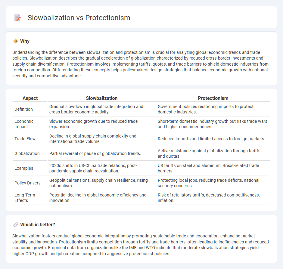 Slowbalization vs Protectionism in Economy