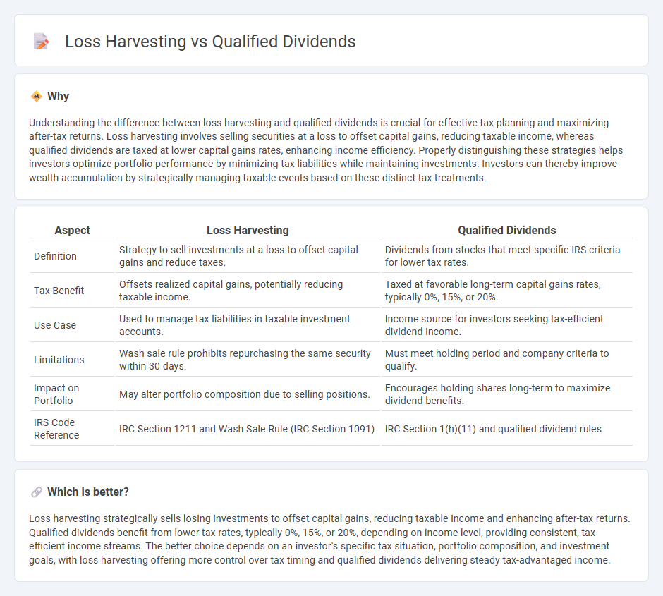Loss Harvesting vs Qualified Dividends in Finance