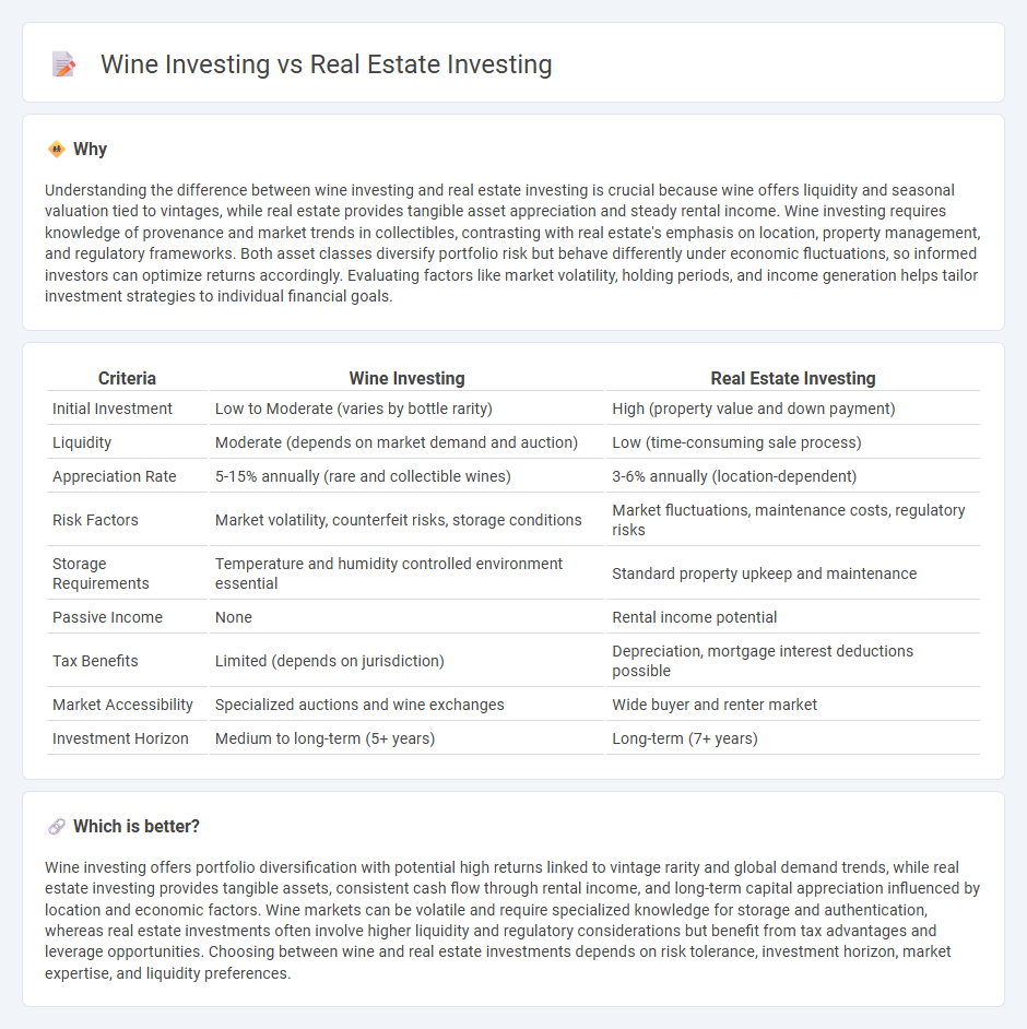 Wine Investing vs Real Estate Investing in Investment