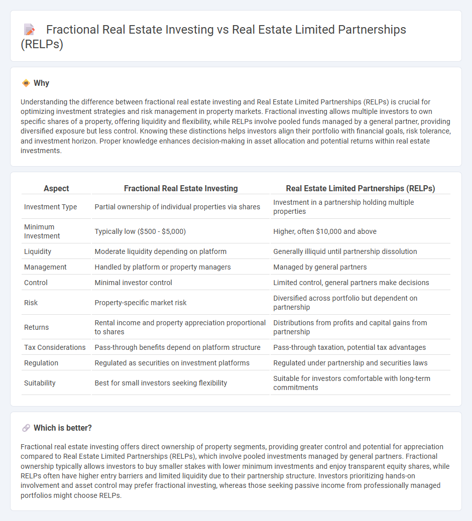 Fractional Real Estate Investing vs Real Estate Limited Partnerships (Relps) in Investment