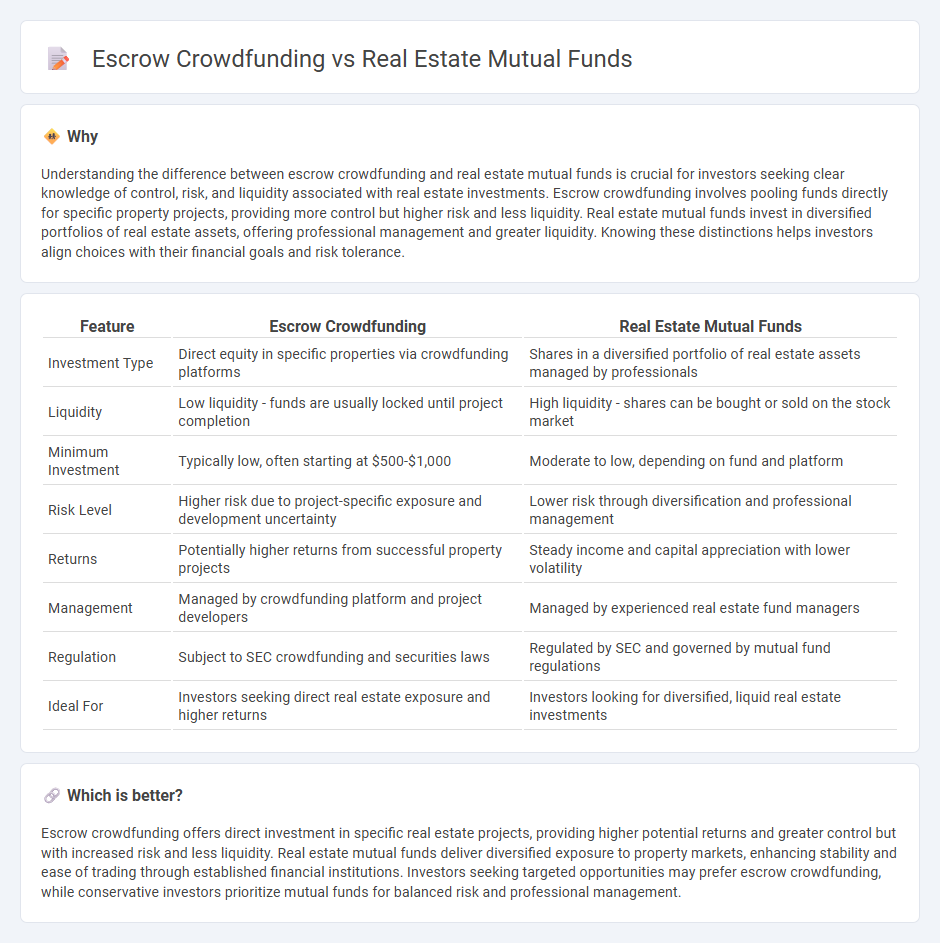 Escrow Crowdfunding vs Real Estate Mutual Funds in Real Estate