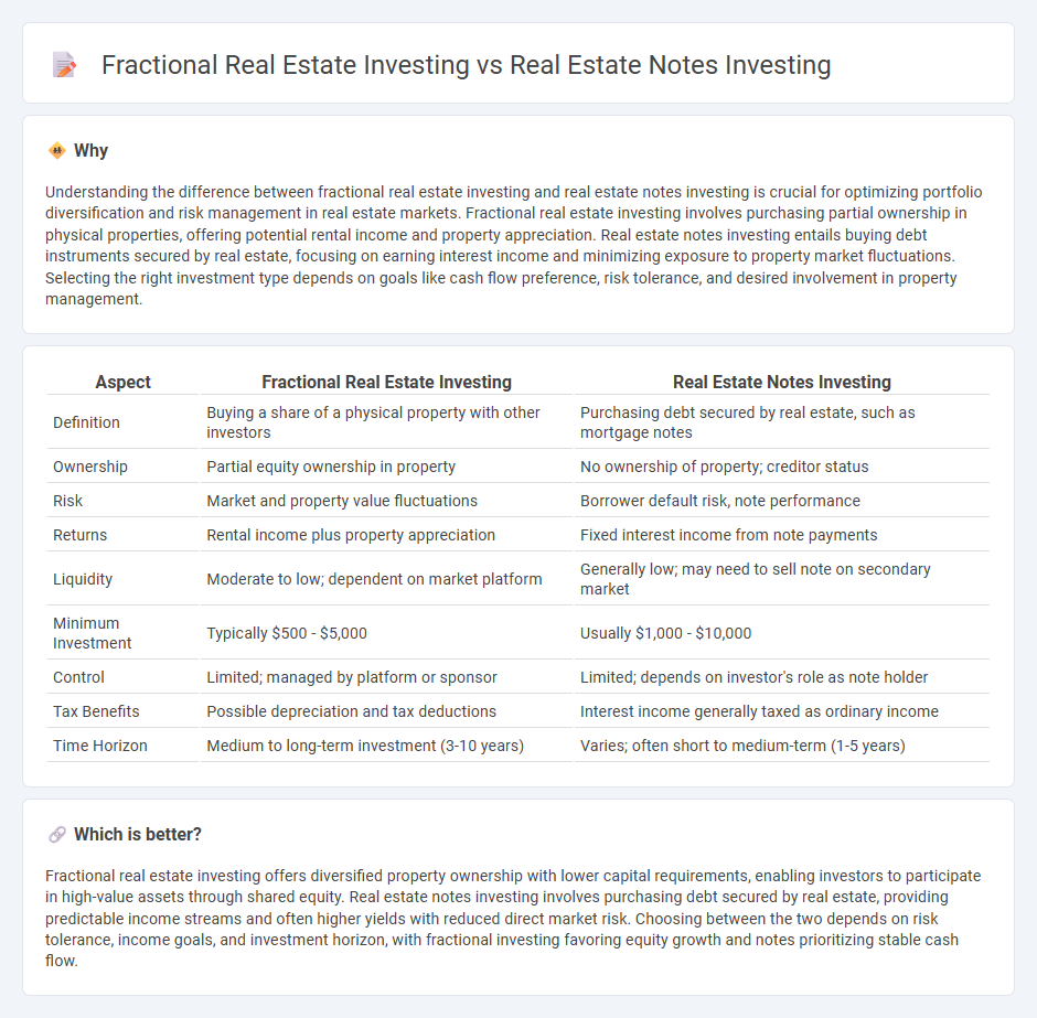 Fractional Real Estate Investing vs Real Estate Notes Investing in Investment