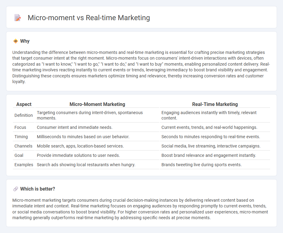 Micro-Moment vs Real-Time Marketing in Marketing