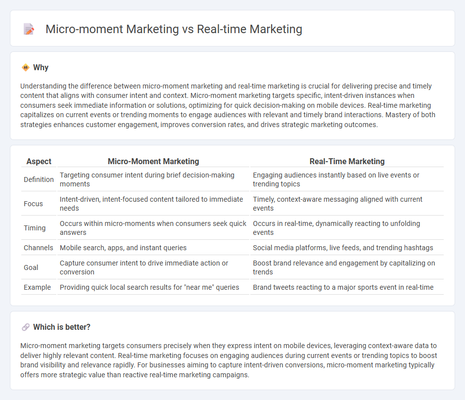 Micro-Moment Marketing vs Real-Time Marketing in Marketing