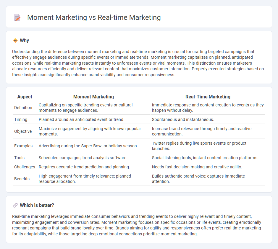 Moment Marketing vs Real-Time Marketing in Marketing