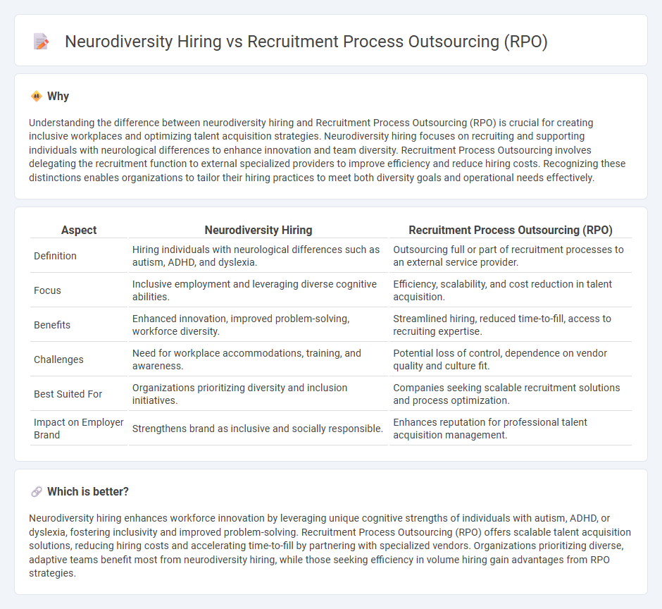 Neurodiversity Hiring vs Recruitment Process Outsourcing (Rpo) in Employment