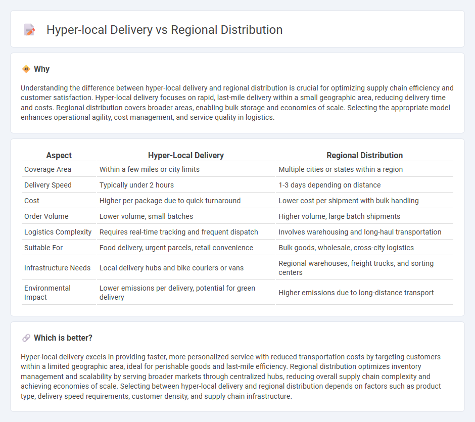 Hyper-Local Delivery vs Regional Distribution in Logistics