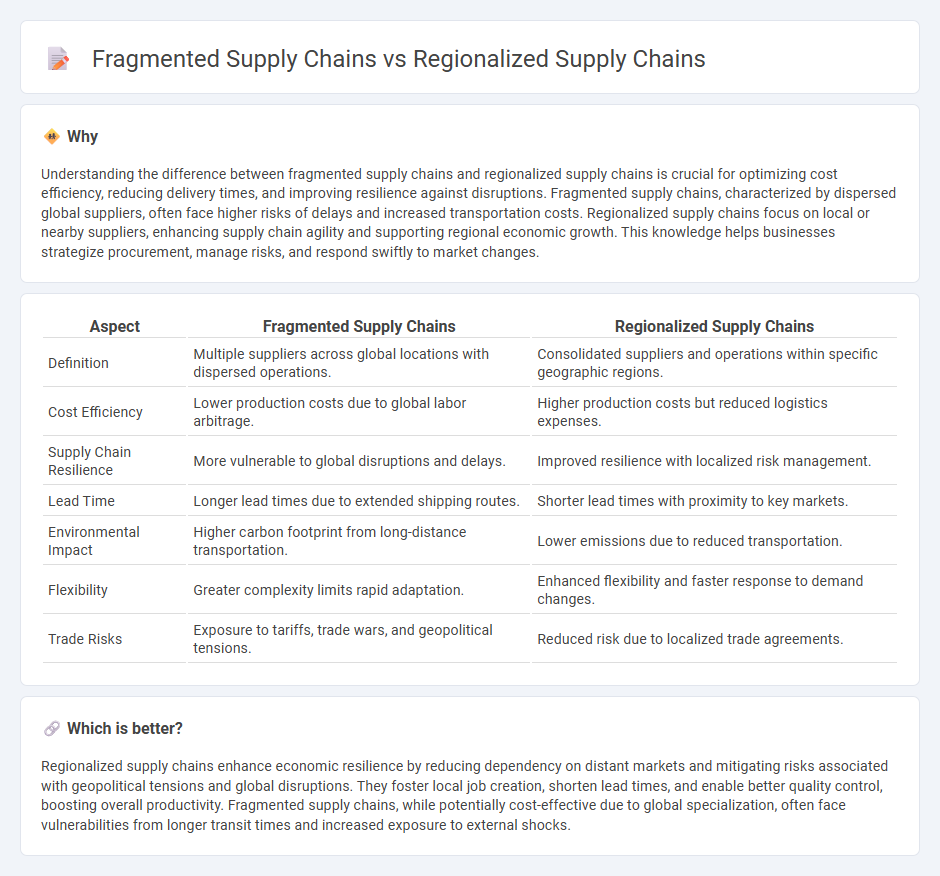 Fragmented Supply Chains vs Regionalized Supply Chains in Economy