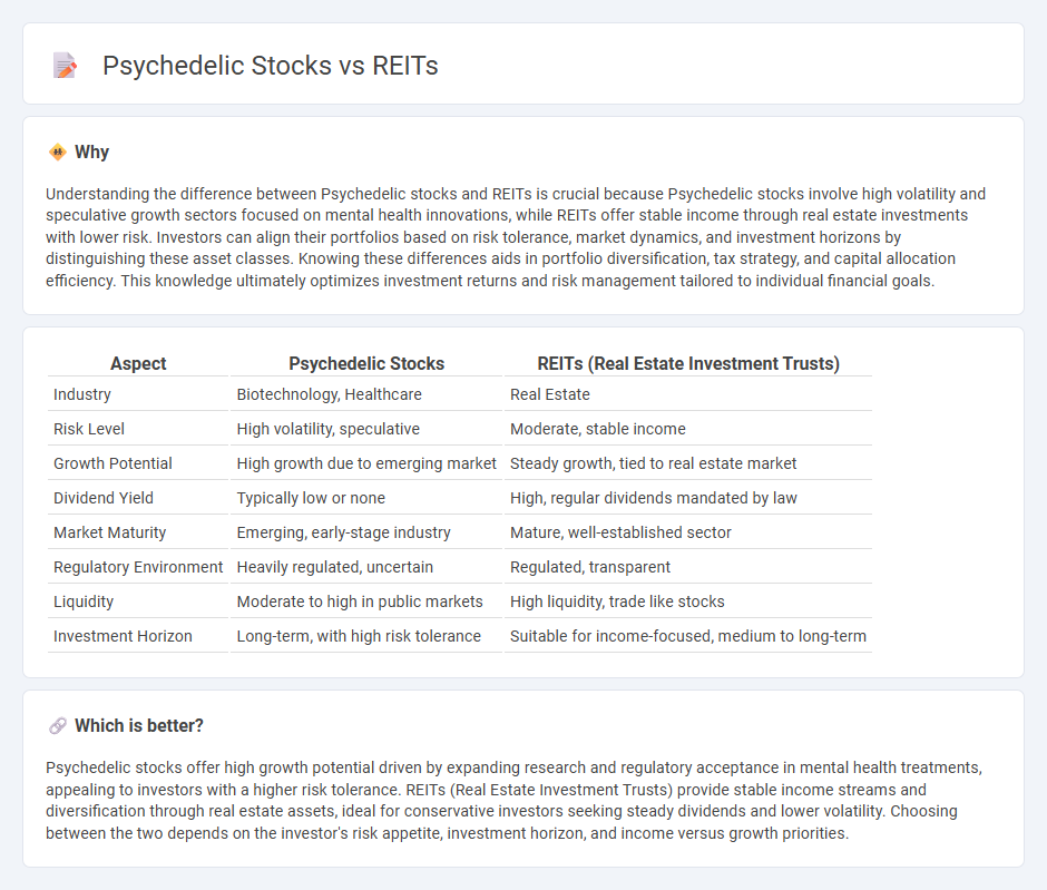 Psychedelic Stocks vs Reits in Investment