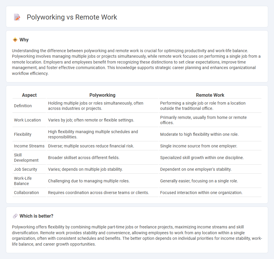 Polyworking vs Remote Work in Employment