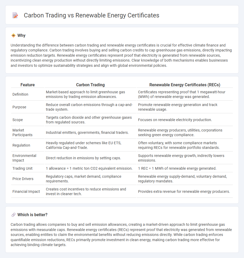 Carbon Trading vs Renewable Energy Certificates in Finance