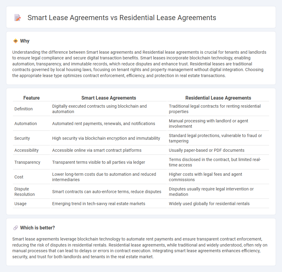 Smart Lease Agreements vs Residential Lease Agreements in Real Estate