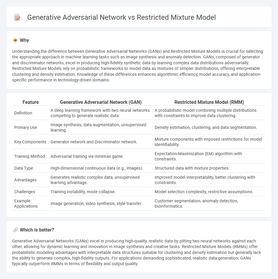 Generative Adversarial Network vs Restricted Mixture Model in Technology