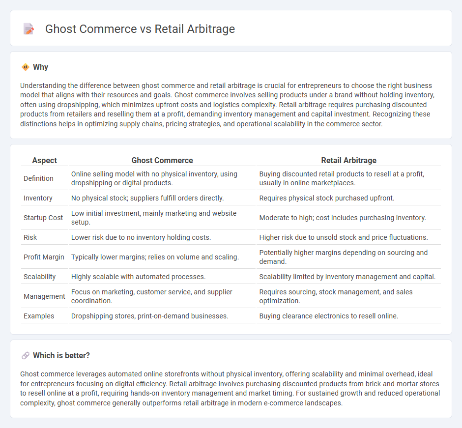 Ghost Commerce vs Retail Arbitrage in Commerce