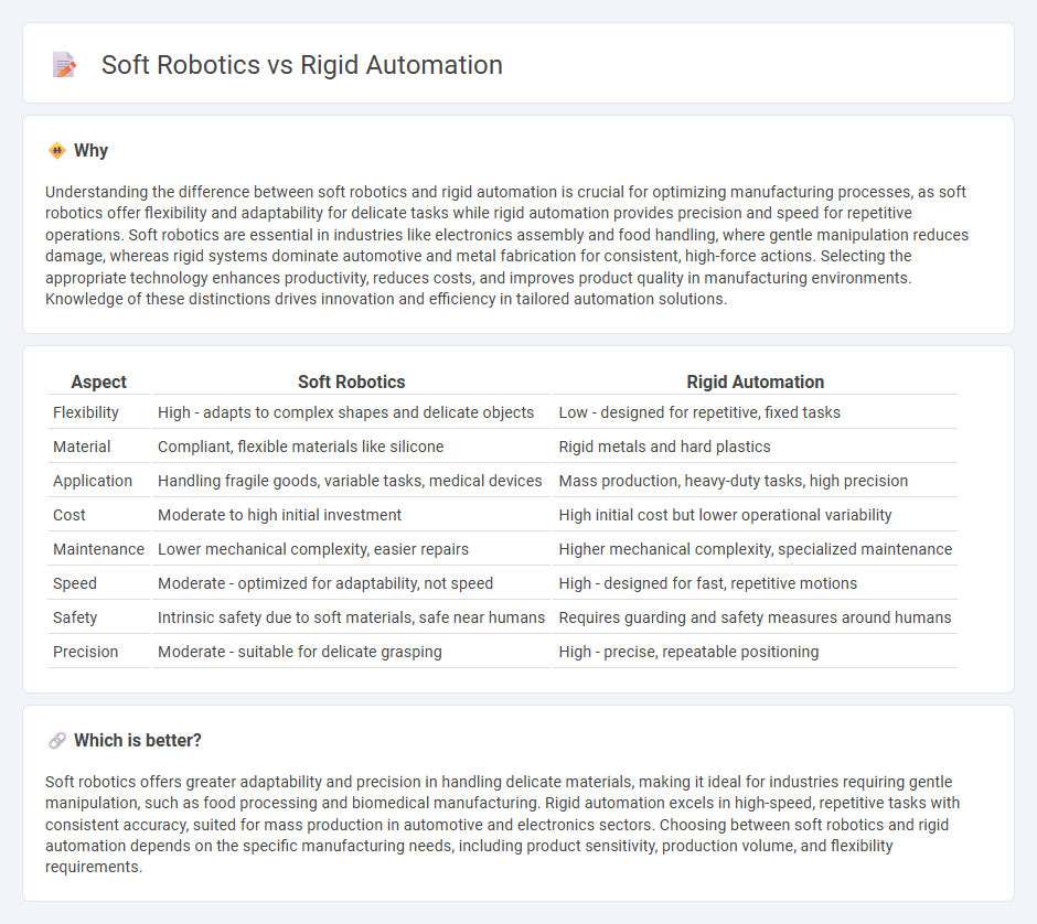 Soft Robotics vs Rigid Automation in Manufacturing