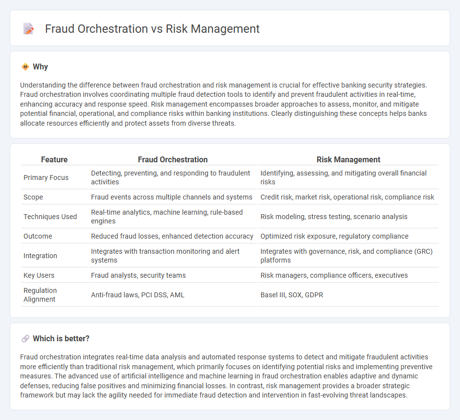 Fraud Orchestration vs Risk Management in Banking