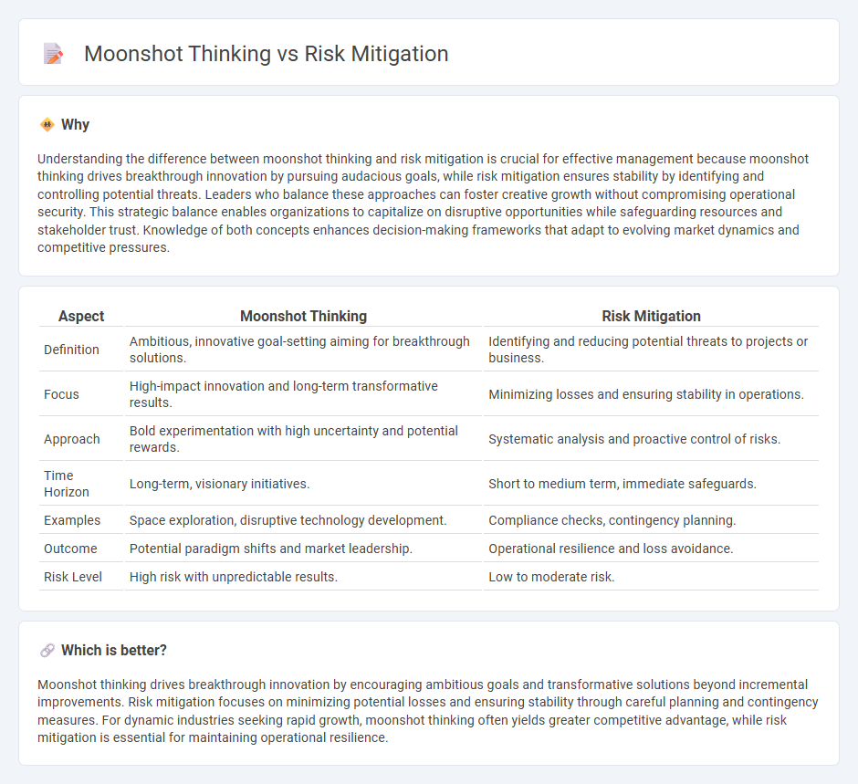 Moonshot Thinking vs Risk Mitigation in Management