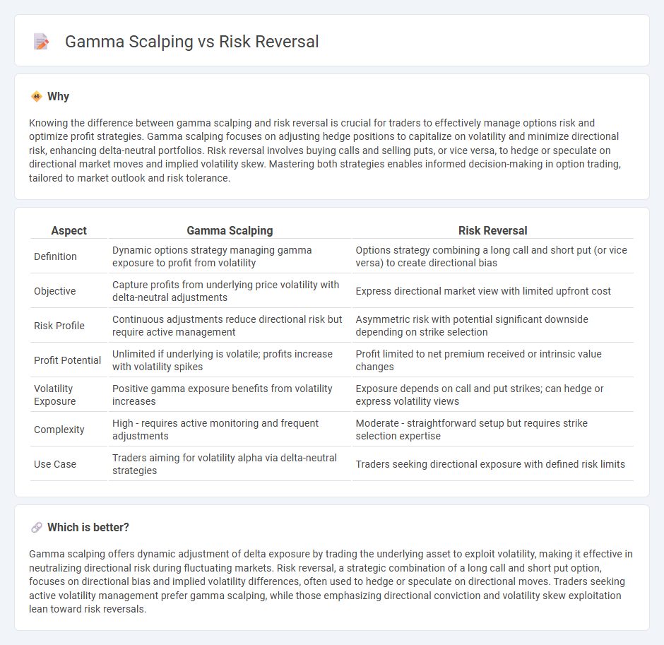 Gamma Scalping vs Risk Reversal in Trading