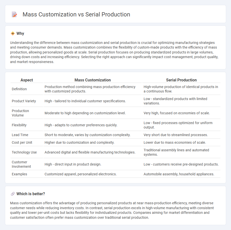 Mass Customization vs Serial Production in Manufacturing