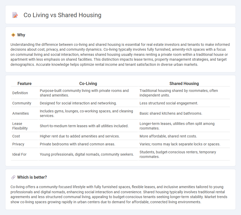 Co Living vs Shared Housing in Real Estate